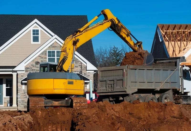 construction site prep excavation